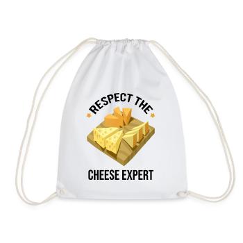 Charcuterie design for cheese makers - Drawstring Bag - white - Front