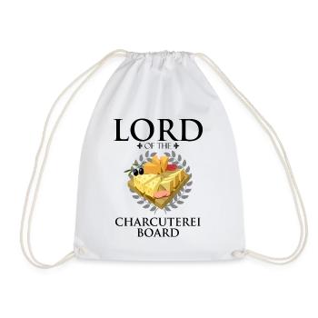 Charcuterie design for cheesemakers - Drawstring Bag - white - Front