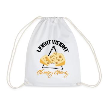 Charcuterie design for cheesemakers - Drawstring Bag - white - Front