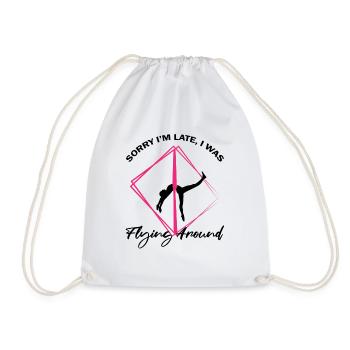 Aerial Silks für Aerial Yoga und Aerial Gymnastics - Turnbeutel - Weiß - Vorne