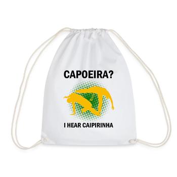 Dicton de danse afro-brésilienne pour la Capoeira - Sac de sport léger - blanc - Devant