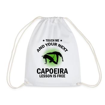 Arts martiaux brésiliens pour instruments de capoeira - Sac de sport léger - blanc - Devant