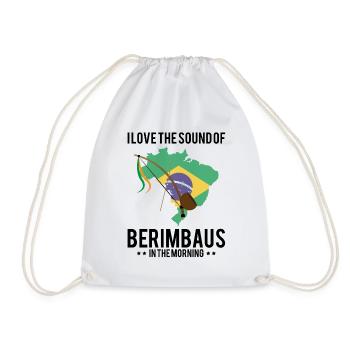 Dicton de danse afro-brésilienne pour la Capoeira - Sac de sport léger - blanc - Devant