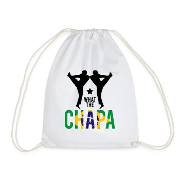 Ginga Capoeira pour les arts martiaux brésiliens - Sac de sport léger - blanc - Devant