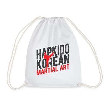 Koreanischer Kampfsport Hapkido - Turnbeutel - Weiß - Vorne
