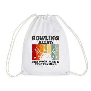 Bowling - Turnbeutel - Weiß - Vorne