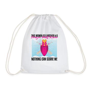 Dragon Boat Race Festival for Dragon Boat - Drawstring Bag - white - Front