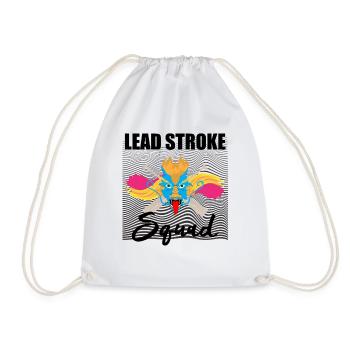 Dragon boating theme for dragon boat paddling - Drawstring Bag - white - Front