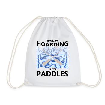 Dragon Boat Trainer for Chinese Boat Racing - Drawstring Bag - white - Front