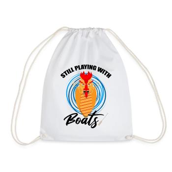 Dragon Boat Race Festival for Dragon Boat - Drawstring Bag - white - Front
