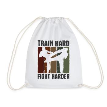 Kickboxing - Turnbeutel - Weiß - Vorne
