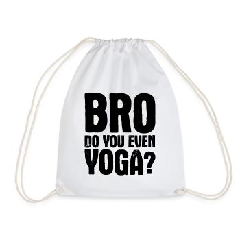 Yogalehrer Spruch Für Yogi Yoga - Turnbeutel - Weiß - Vorne