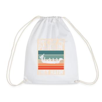 Formateur de bateau-dragon et bateau-dragon - Sac de sport léger - blanc - Devant