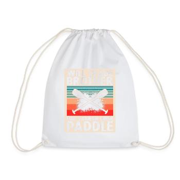 Dragon Boat Trainer and Dragon Boat - Drawstring Bag - white - Front