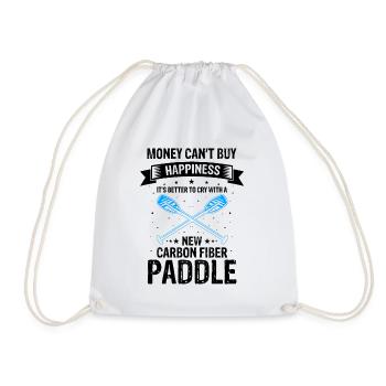 Dragon boating theme for dragon boat paddling - Drawstring Bag - white - Front