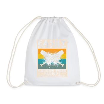 Dragon Boat Trainer and Dragon Boat - Drawstring Bag - white - Front