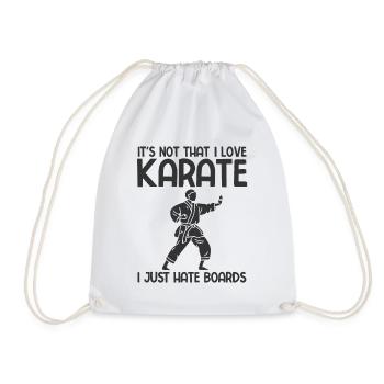 Japanischer Kampfsport Karate - Turnbeutel - Weiß - Vorne