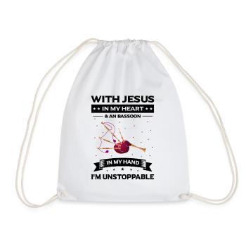 Conception de cornemuse pour Scotland Pride et cornemuse - Sac de sport léger - blanc - Devant