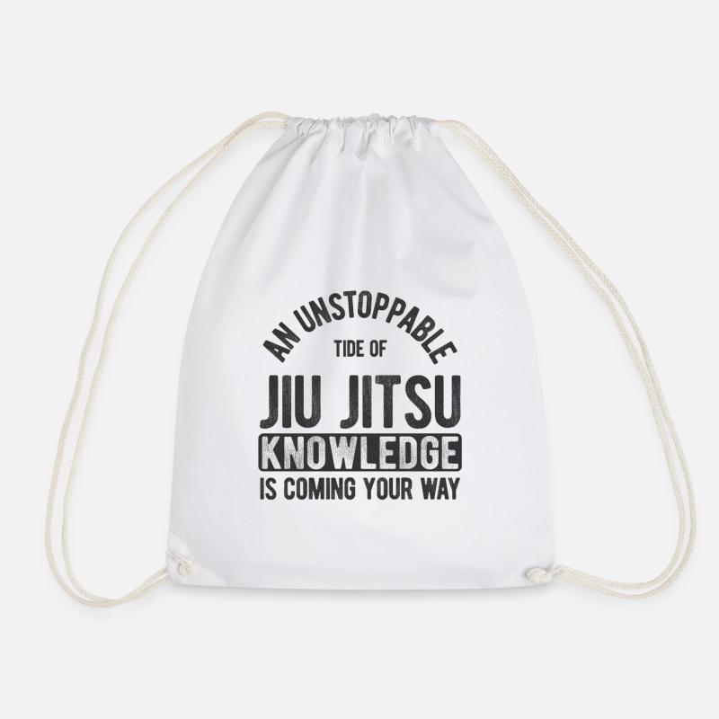 BJJ Jiu Jitsu - Turnbeutel - Weiß