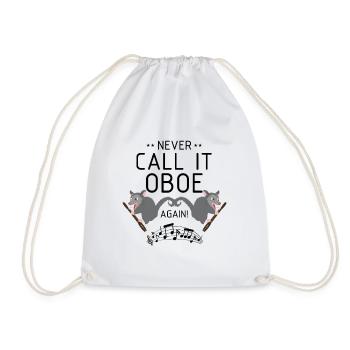 Basson Orchesta design pour bassonistes - Sac de sport léger - blanc - Devant