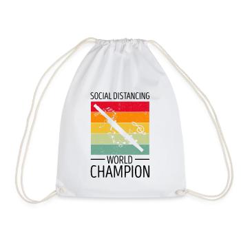Basson Orchesta design pour bassonistes - Sac de sport léger - blanc - Devant