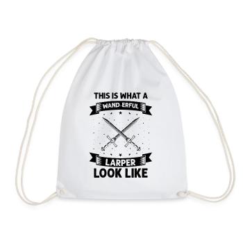 Citation de jeu de rôle fantastique pour le combat à l’épée - Sac de sport léger - blanc - Devant