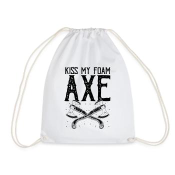 Live-action role-playing game for NPC and RPG role-playing game - Drawstring Bag - white - Front