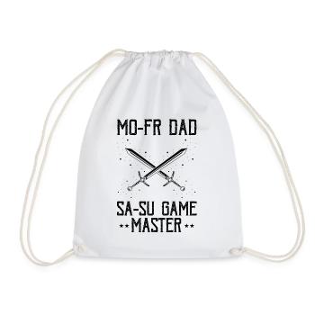 Live-action role-playing game for NPC and RPG role-playing game - Drawstring Bag - white - Front