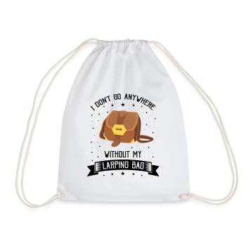 Citation Larper pour les jeux de rôle GN et fantastiques - Sac de sport léger - blanc - Devant