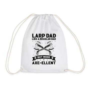 Live-action role-playing game for NPC and RPG role-playing game - Drawstring Bag - white - Front