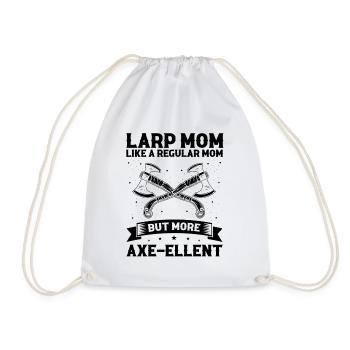 Citation Larper pour les jeux de rôle GN et fantastiques - Sac de sport léger - blanc - Devant