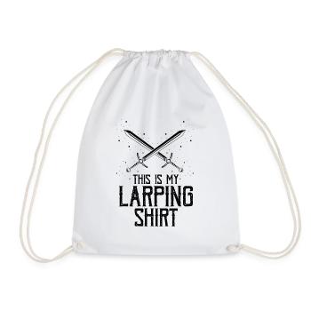 Live-action role-playing game for NPC and RPG role-playing game - Drawstring Bag - white - Front