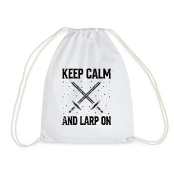 Citation de jeu de rôle fantastique pour le combat à l’épée - Sac de sport léger - blanc - Devant