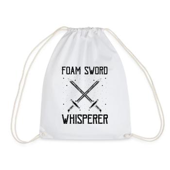 Live-action role-playing game for NPC and RPG role-playing game - Drawstring Bag - white - Front