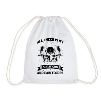 Car Painter Offer for Car Painters - Drawstring Bag - white - Front