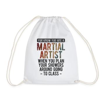 Mixed Martial Arts MMA - Turnbeutel - Weiß - Vorne