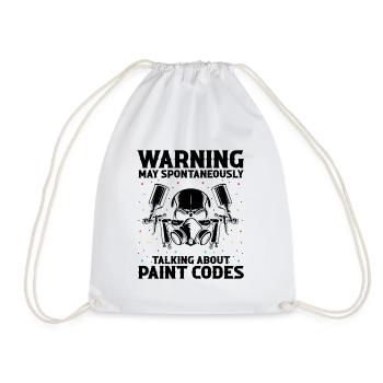 Car Painter for Car Painter for Car Detailer - Drawstring Bag - white - Front