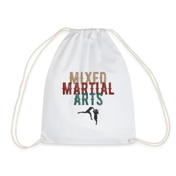 Mixed Martial Arts MMA - Turnbeutel - Weiß - Vorne