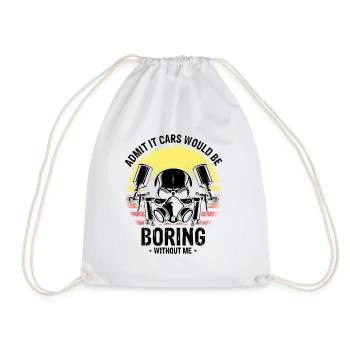 Car painter offer for coachbuilders - Drawstring Bag - white - Front