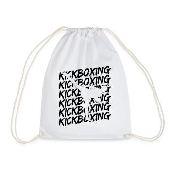 Kickboxing - Turnbeutel - Weiß - Vorne