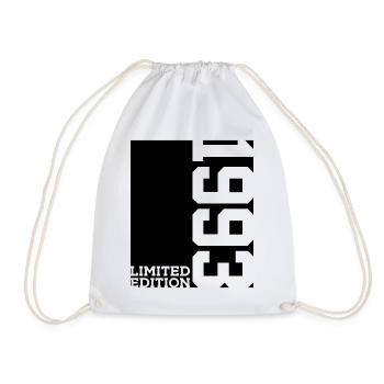 LIMITED EDITION 1993 33RD BIRTHDAY - Drawstring Bag - white - Front