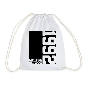 LIMITED EDITION 1992 34TH BIRTHDAY - Drawstring Bag - white - Front