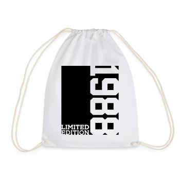 LIMITED EDITION 1988 38TH BIRTHDAY - Drawstring Bag - white - Front