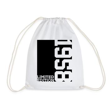 LIMITED EDITION 1958 68TH BIRTHDAY - Drawstring Bag - white - Front