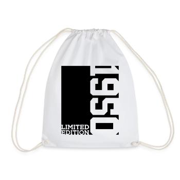 LIMITED EDITION 1950 76TH BIRTHDAY - Drawstring Bag - white - Front