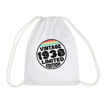 Limited Edition since 1938 Birthday Gift - Drawstring Bag - white - Front
