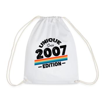 Unique depuis 2007 Edition Anniversaire Millésime 2007 - Sac de sport léger - blanc - Devant