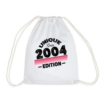 Unique depuis 2004 Edition Anniversaire Millésime 2004 - Sac de sport léger - blanc - Devant