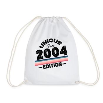 Unique depuis 2004 Edition Anniversaire Millésime 2004 - Sac de sport léger - blanc - Devant