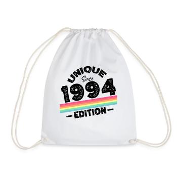 Unique depuis 1994 Edition Anniversaire Millésime 1994 - Sac de sport léger - blanc - Devant